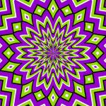 Purple Nurple Optical Illusion - Motion Illusion