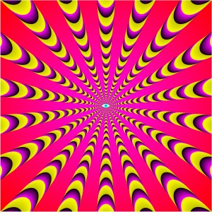 Eye Rays Motion Optical Illusion | An Optical Illusion